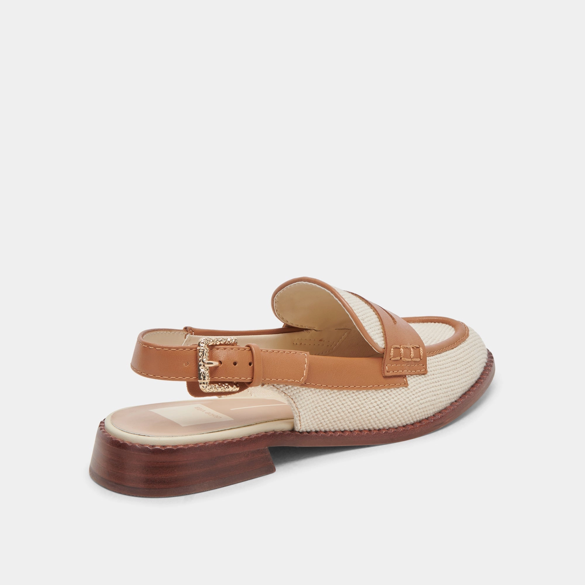 HARDI LOAFERS TAN MULTI CANVAS - re:vita Eleanor Loafers