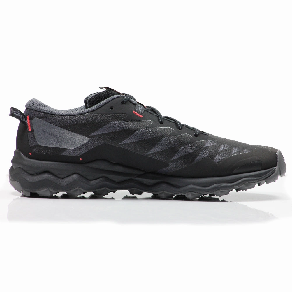 Mizuno Wave Daichi 7 Gore-Tex Men's Trail Shoe - Black/Bittersweet/Iron Running Shoes For Excessive Pronation