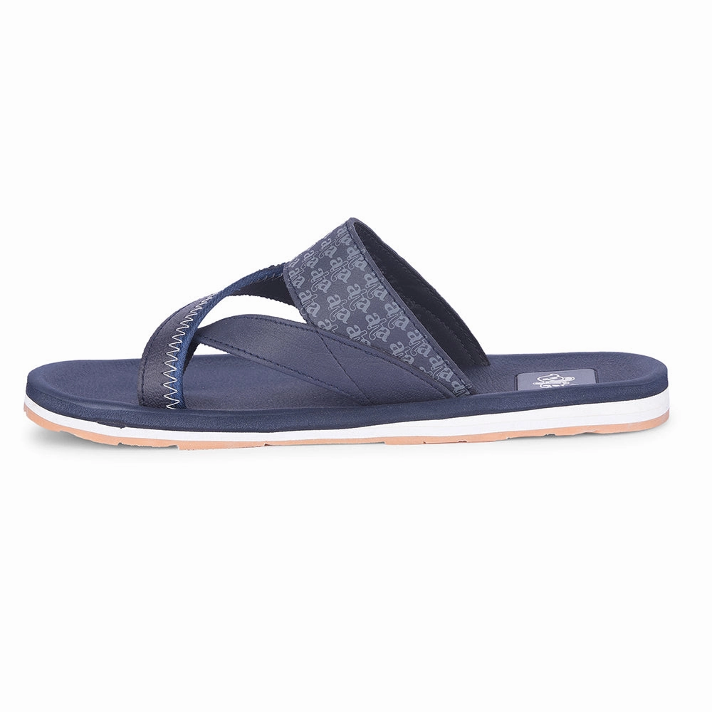 A-HA Casual Navy Blue Flip Flop For Men ANCO-02 By Liberty Best Rubber Flip Flops