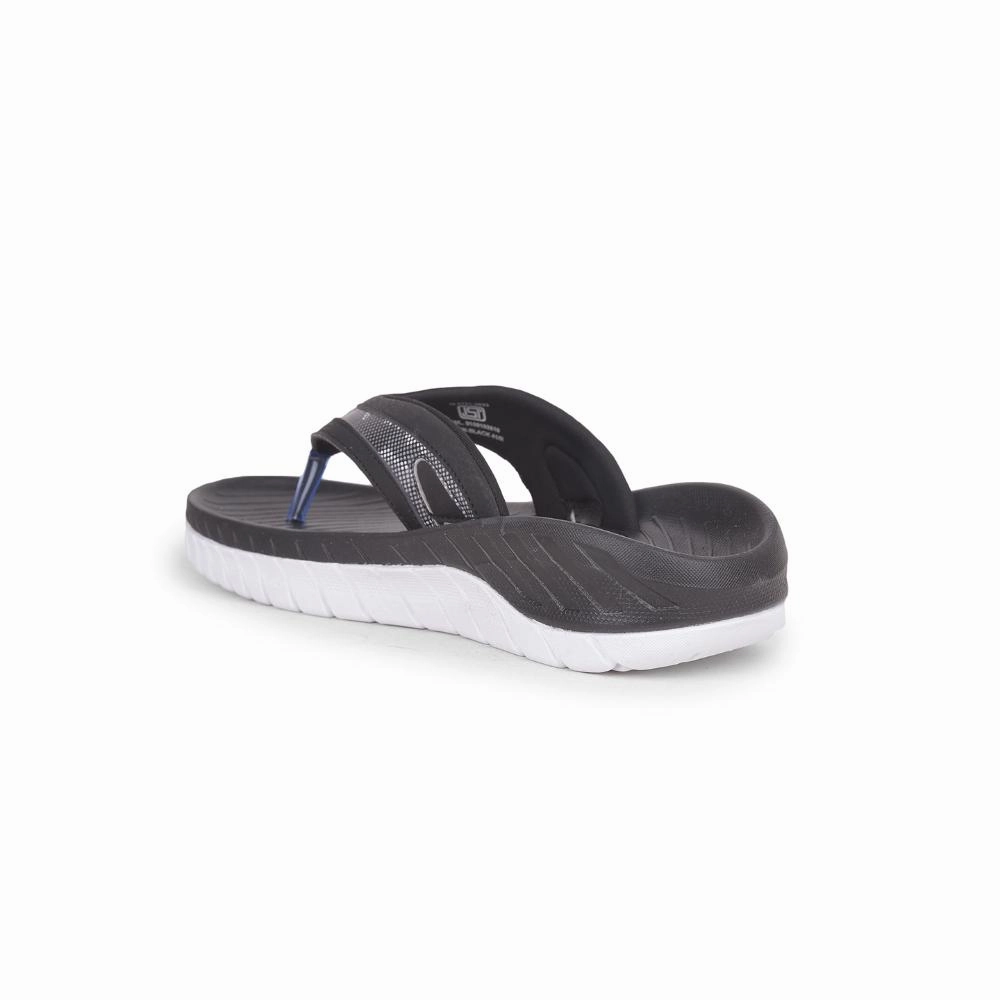 Leap7x Casual Black Flip Flop For Men AUSTIN By Liberty Size 14 Wide Flip Flops
