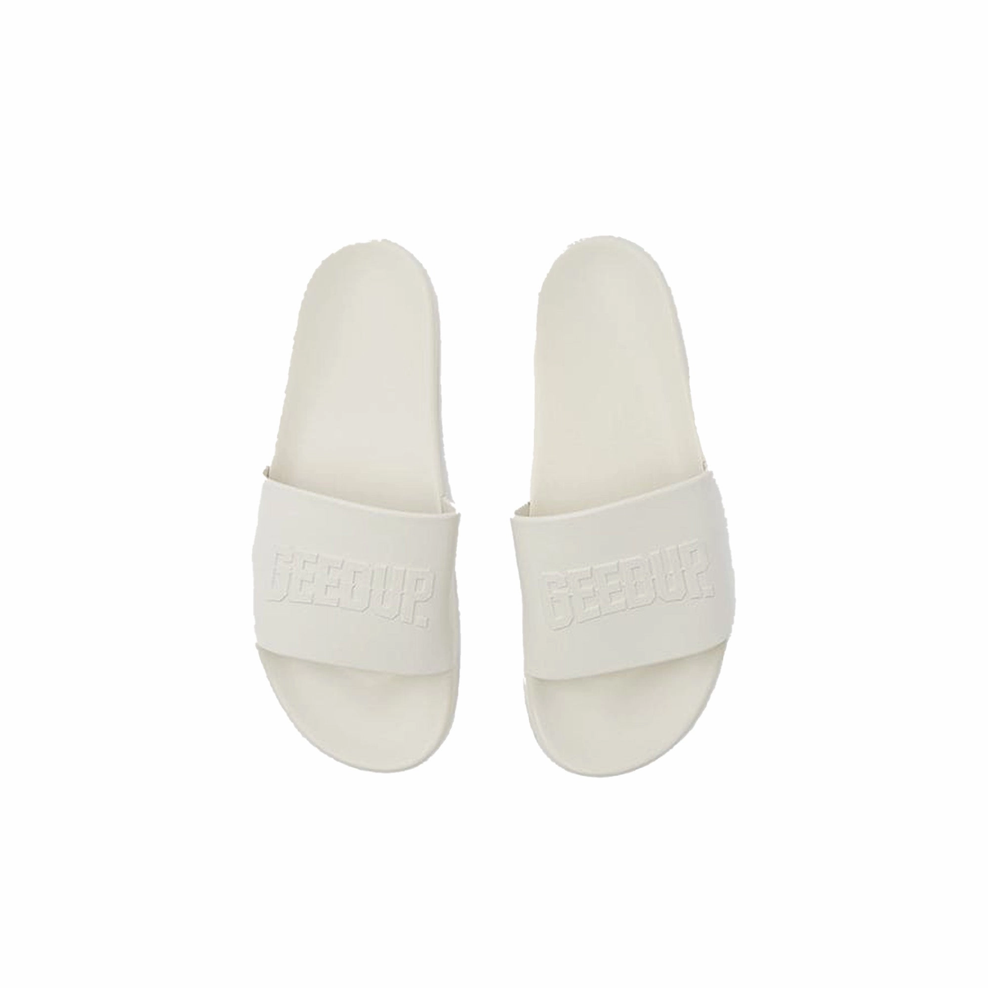 Crochet Pattern Shark Slippers Geedup Core Logo Emboss Slides 'Bone' (2025)