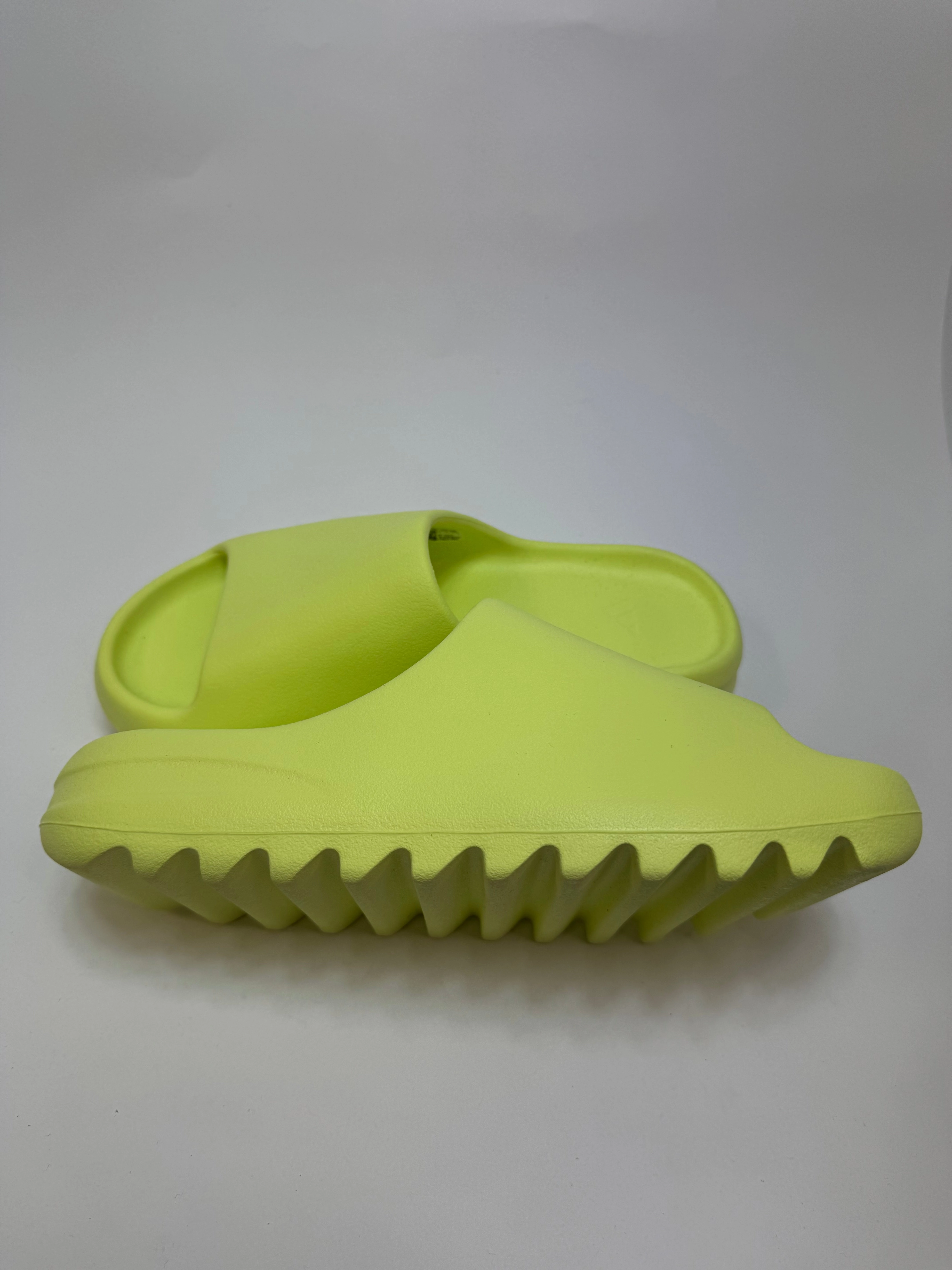 Adidas Yeezy Slide "Glow Green" Closed Toe Slippers