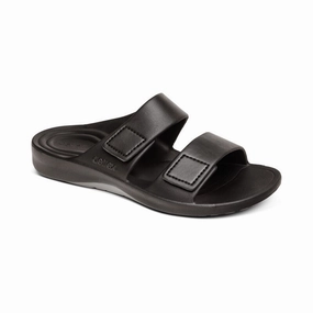 Moon Slippers Aetrex Mens Mithos Orthotic Slides (L92M)