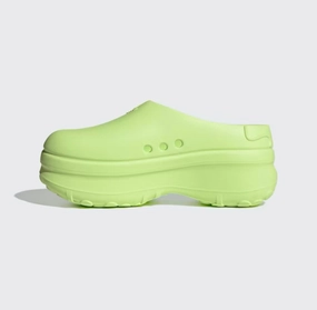 LADIES' ADIFOM STAN SMITH MULE SHOES - Lucid Lemon Texans Slippers