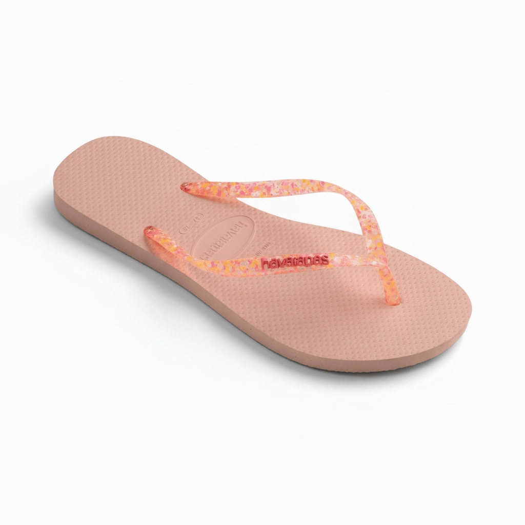 Best Flip Flops For Home Havaianas Girl's Slim Glitter iridescent Pink (Sizes 3536-3738)