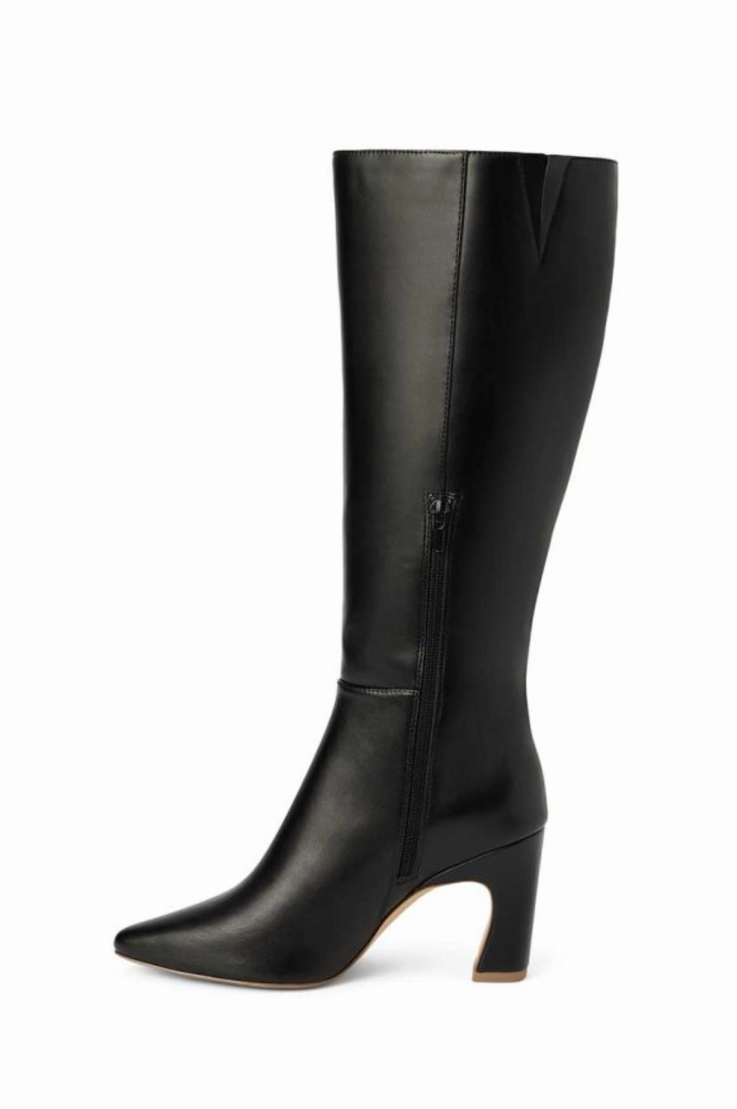 Cowboy Boots Fashion Willow Knee-High Boots In Black