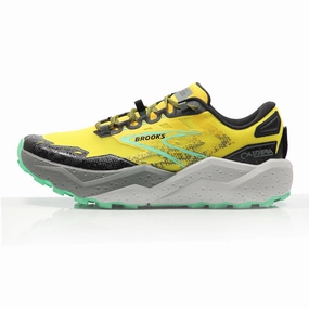 Brooks Caldera 7 Men's Trail Shoe - Lemon Chrome/Black/Sedona Sage Sale Running Shoes