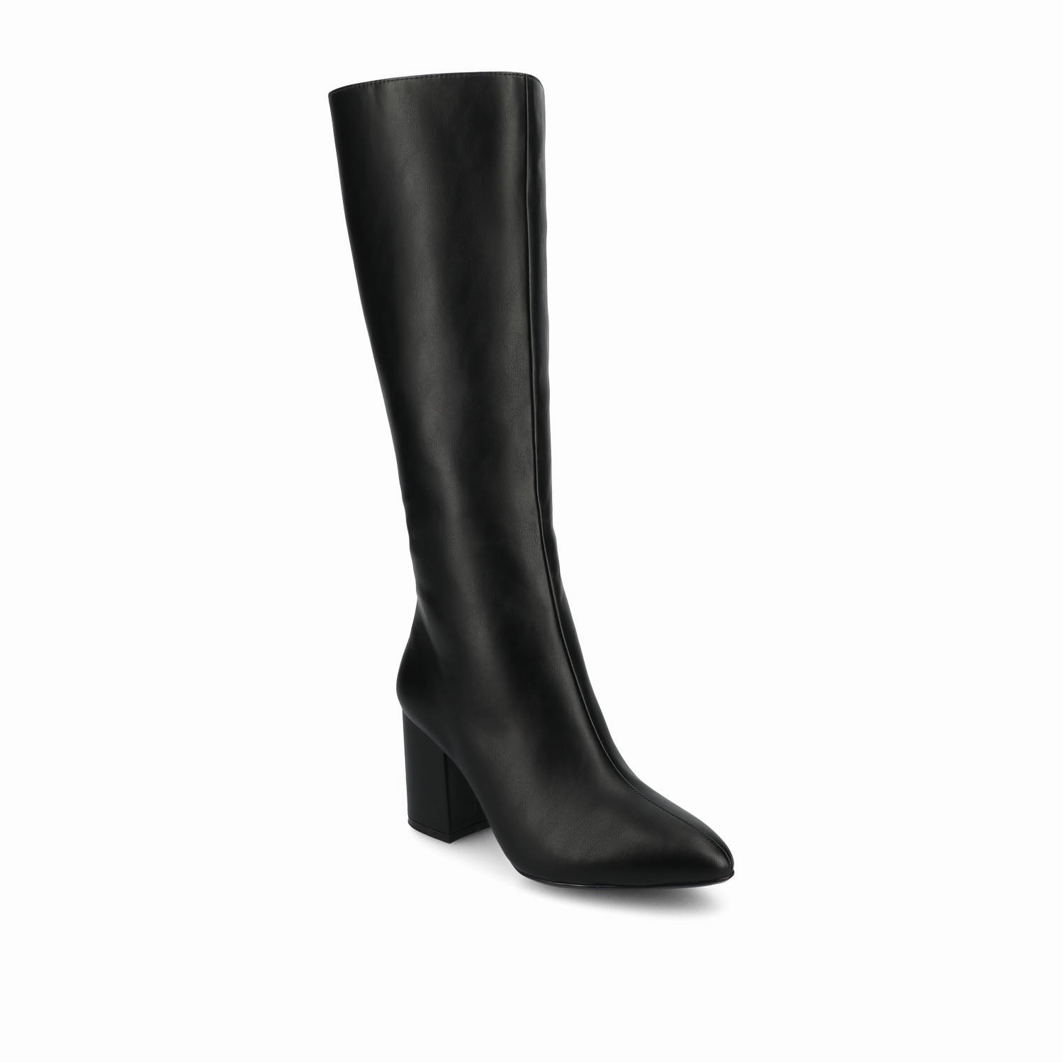 AMEYLIA VEGAN LEATHER KNEE-HIGH BOOTS Knee High Boots For Wide Legs