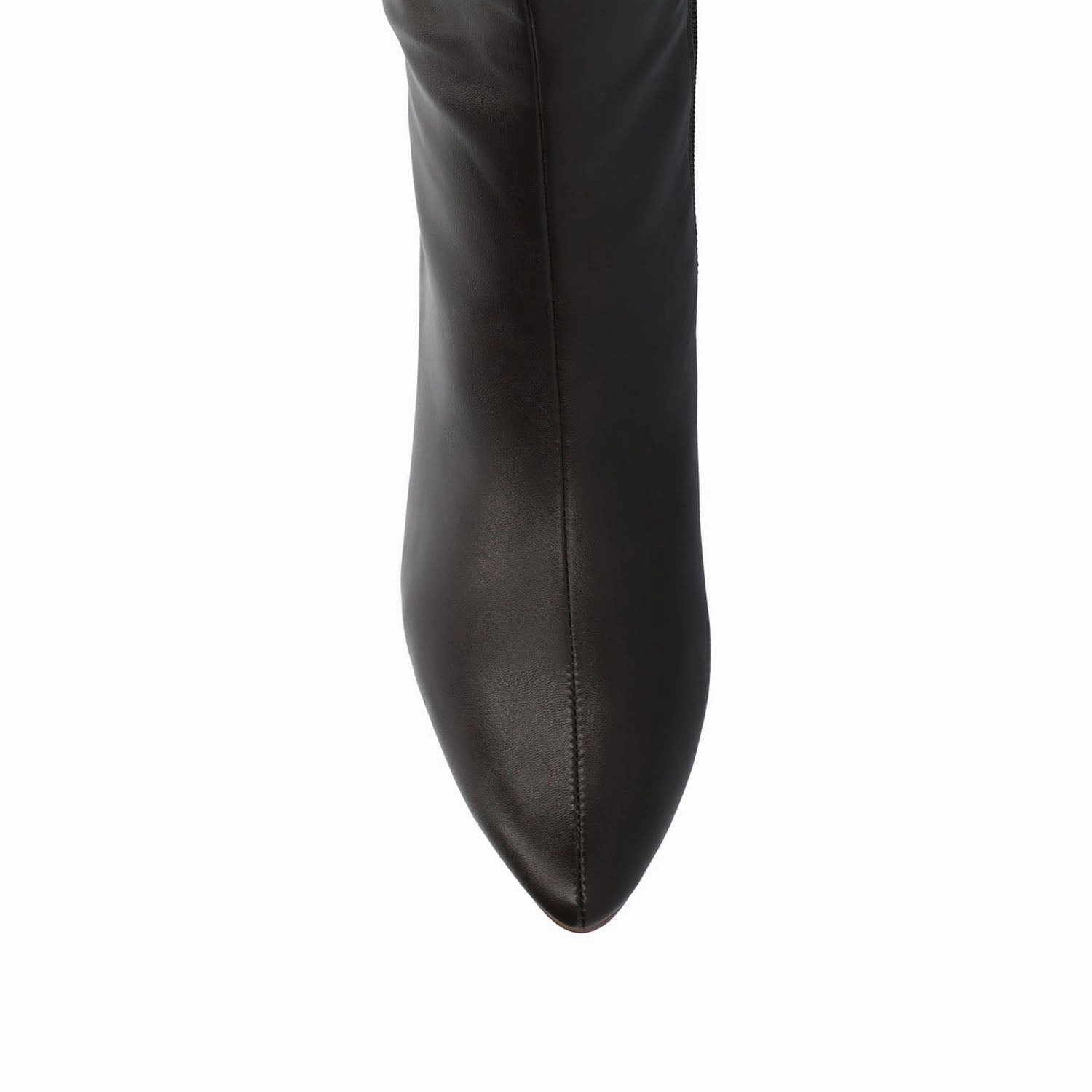 AMEYLIA VEGAN LEATHER KNEE-HIGH BOOTS Knee High Boots Chunky Sole
