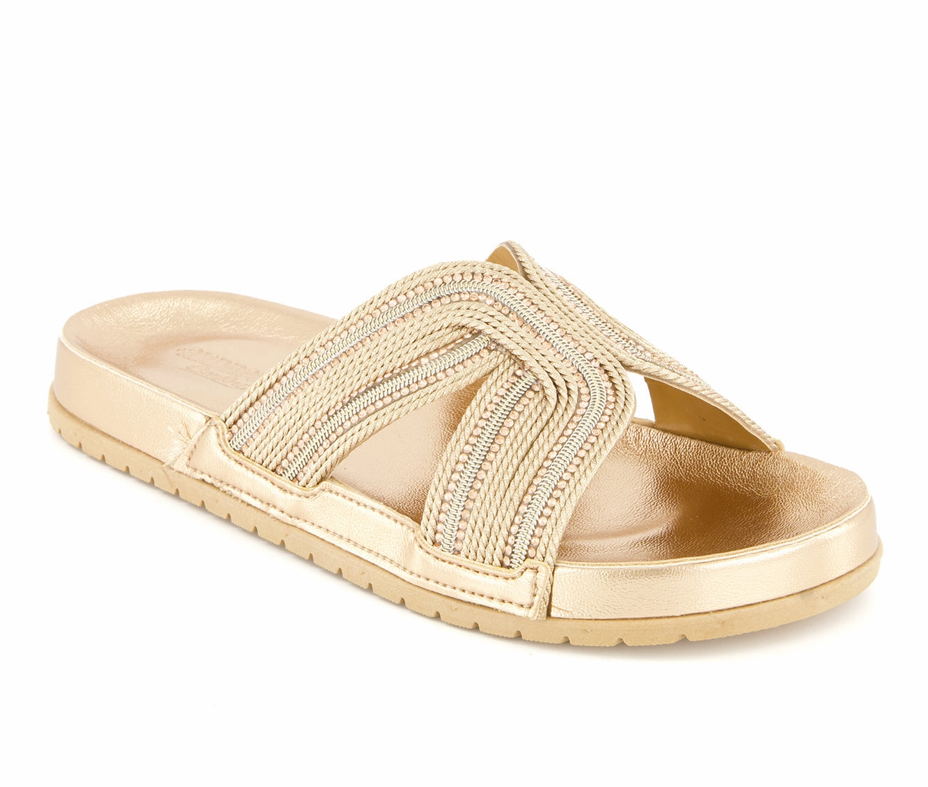 Leather Sandals For Ladies Andrea Women's Ultra Comfort Slides