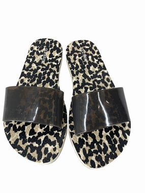 Animal Print Sandals Flip Flops Old Navy, Size 7 Flip Flops Crafts