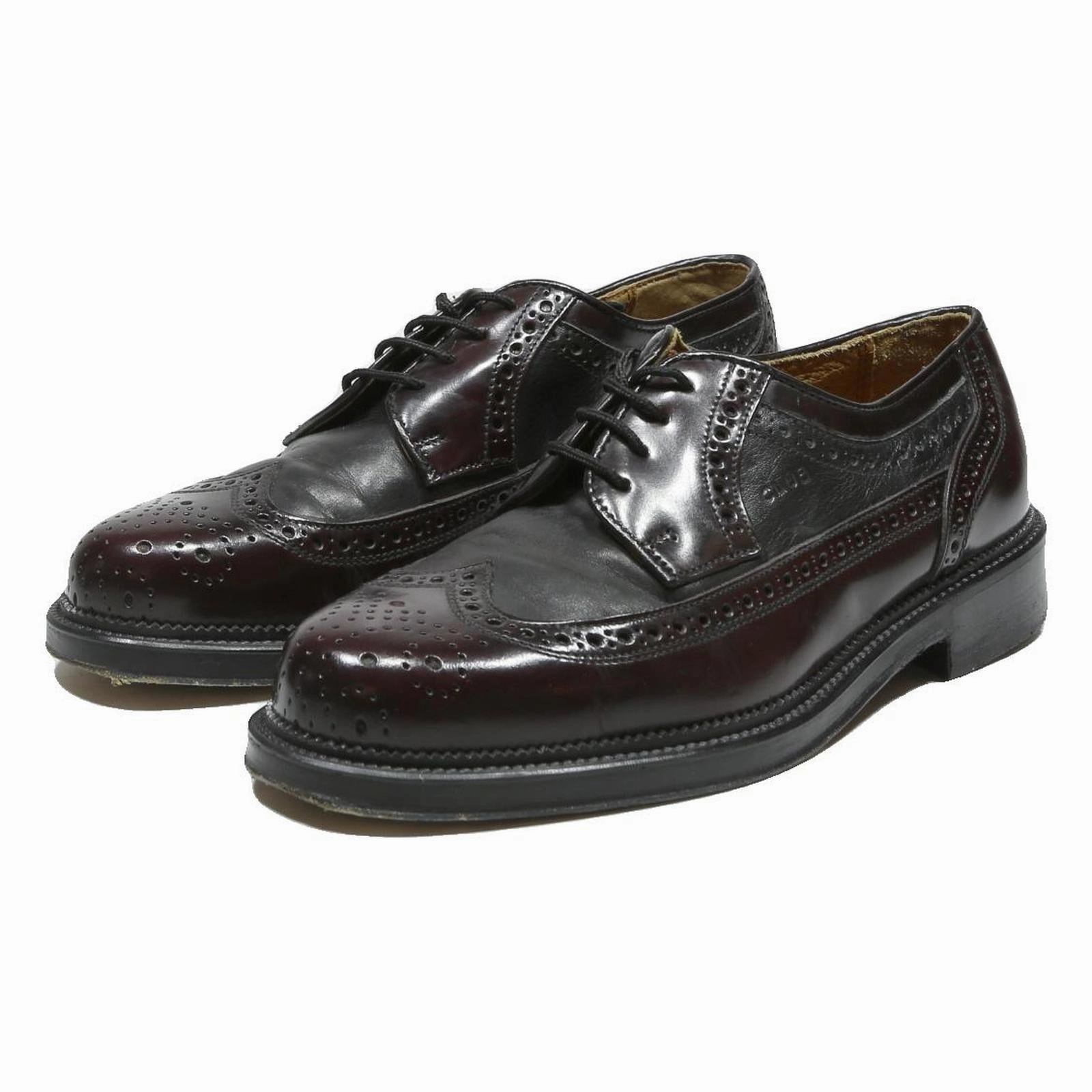 Wales Bonner Delta Brogue ANTONIO BARBIERI Mens Leather Brogue Shoes Burgundy UK 8 Formal Smart Classic