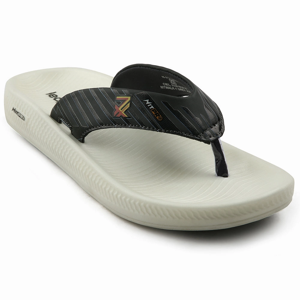 Leap7x Grey Casual Flip Flop For Men NITWALK-1 By Liberty Bape Flip Flops Shark
