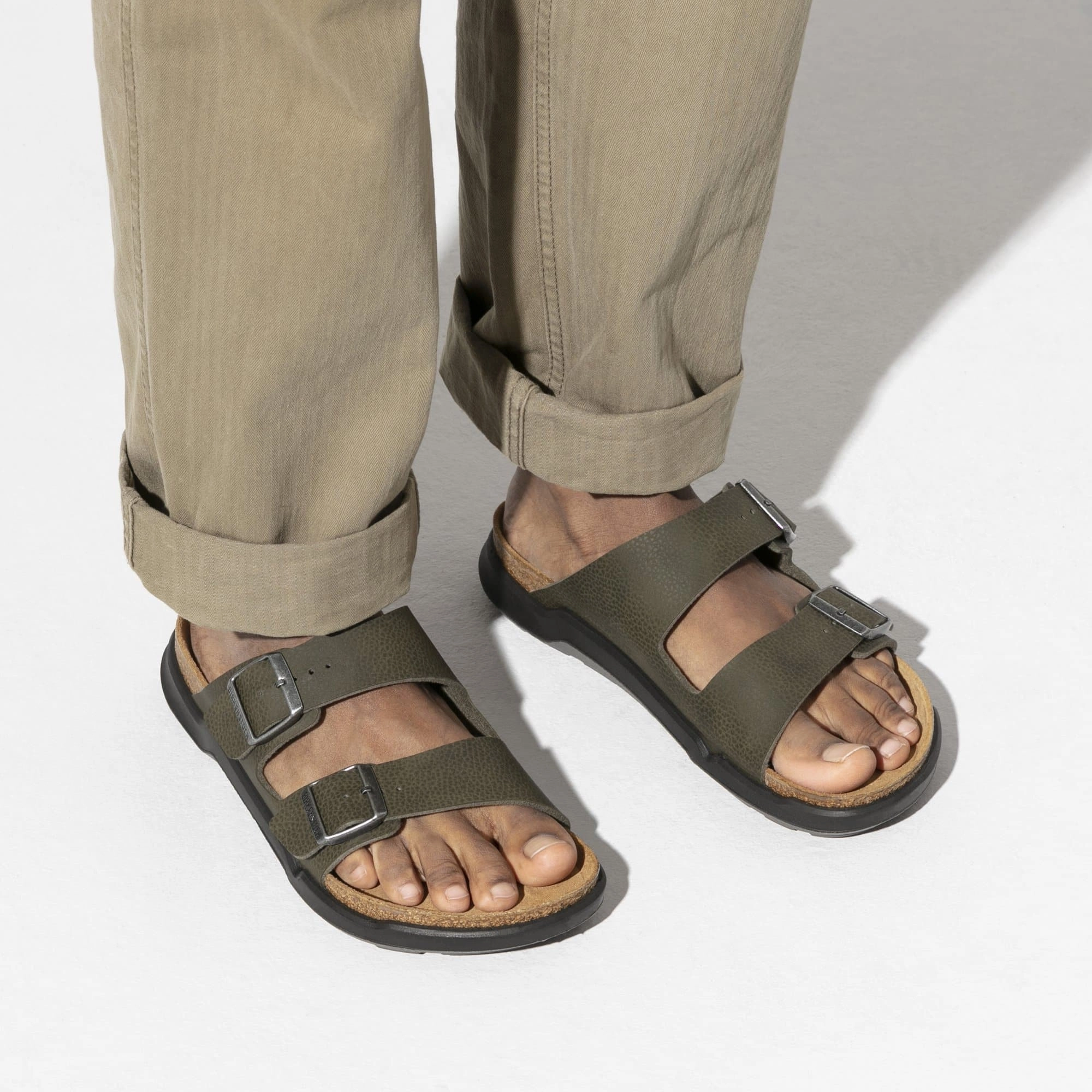 Arizona Men Birko-Flor Strappy Gladiator Sandals