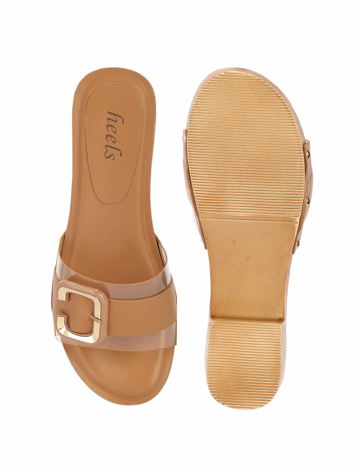 Armas Transparent Block Platform Heels High Heels Por