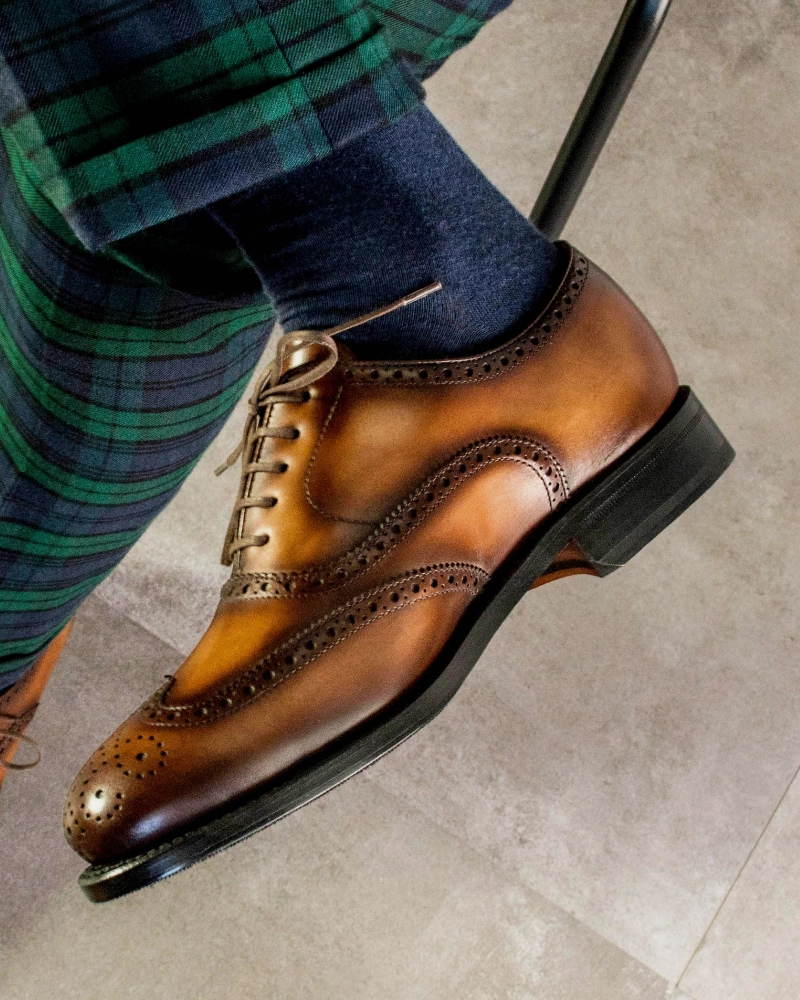 Arthur Bourbon Full Brogue Oxford Whole Cut Oxford