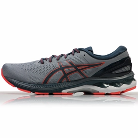 Asics Shoes Overpronators Asics Gel Kayano 27 Men's Running Shoe - Sheet Rock/Magnetic Blue