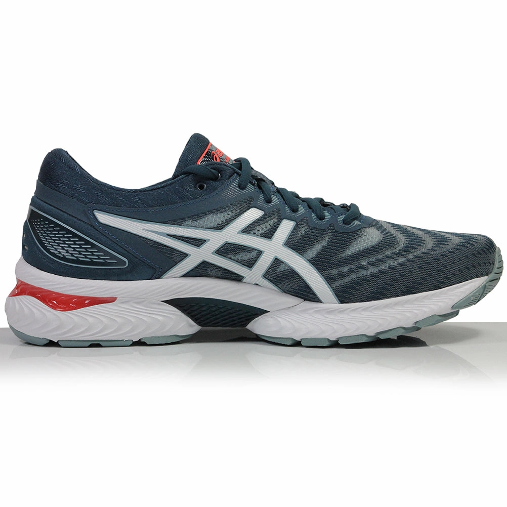 Best Heel Striking Running Shoes Asics Gel Nimbus 22 Men's Running Shoe - Light Steel/Magnetic Blue