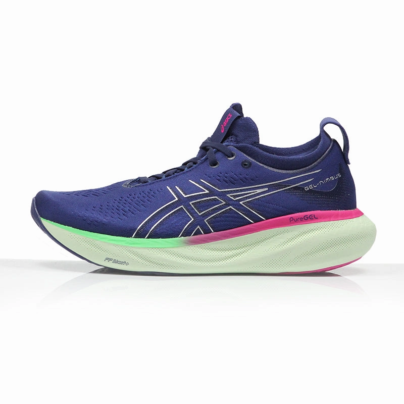 Asics Gel Nimbus 25 Women's Running Shoe - Indigo Blue/Steel Blue Asics Gel Peake 6 Cricket Shoes