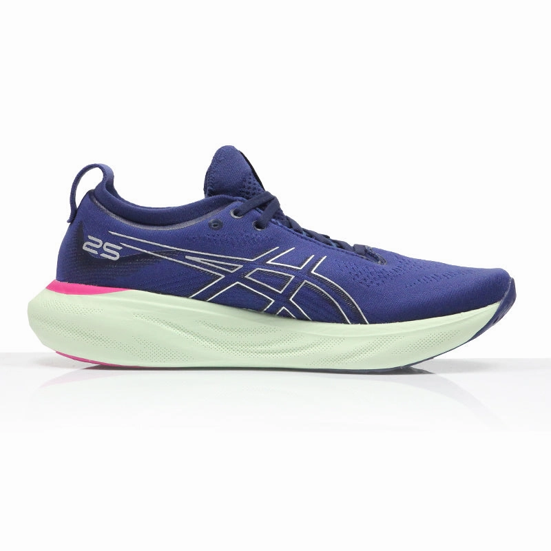 Asics Shoes Weight Asics Gel Nimbus 25 Women's Running Shoe - Indigo Blue/Steel Blue