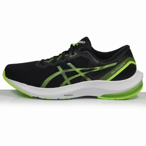 Asics Velcro Running Shoes Asics Gel Pulse 13 Men's Running Shoe - Black/Hazard Green