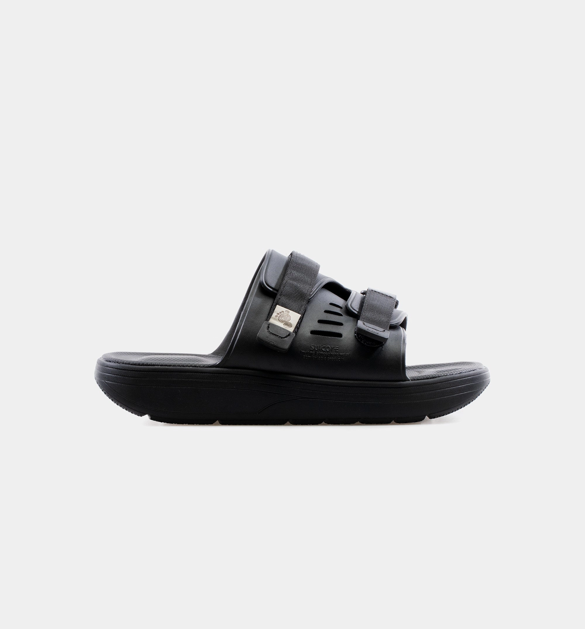 Urich Mens Sandals - Black Sandals With Bling