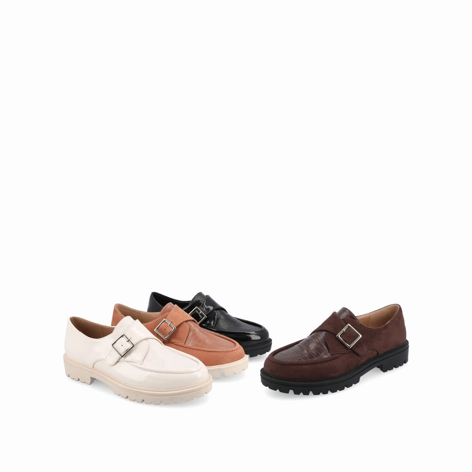 AZULA OXFORD FLATS IN VEGAN LEATHER Difference Between Loafers And Oxfords