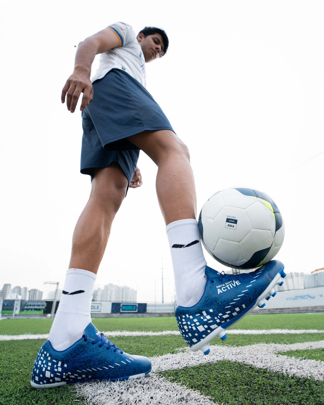 Size 1 Cleats Soccer Bacca Bucci Blue Pulse Elite