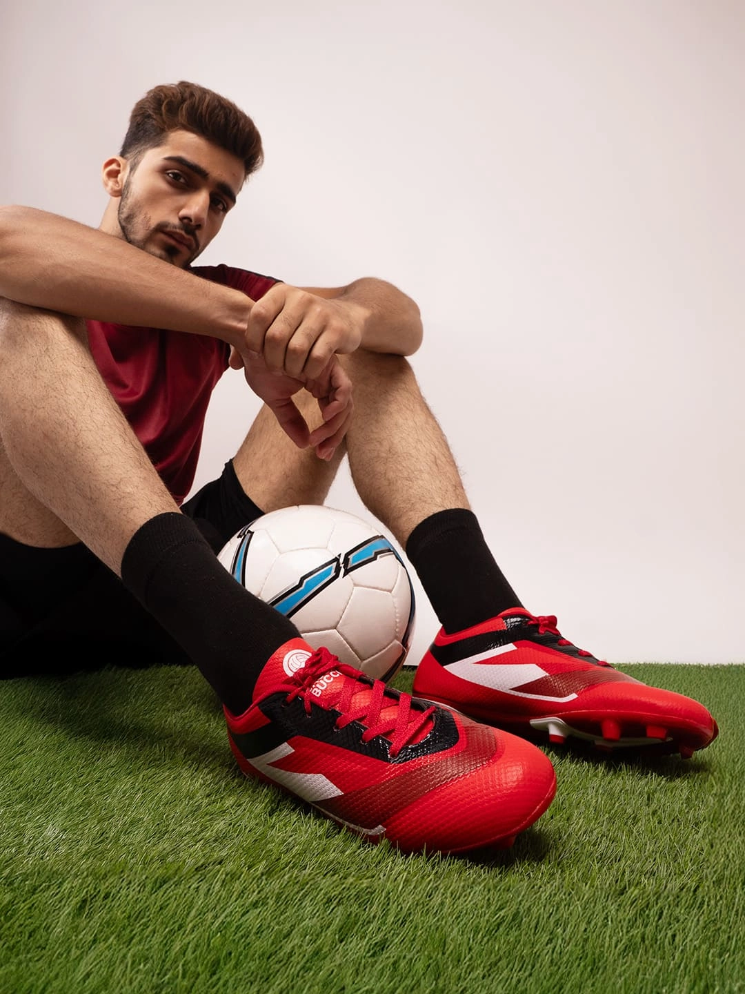 Bacca Bucci Strike X Firm ground Football Shoes Copa Soccer Cleats Laceless