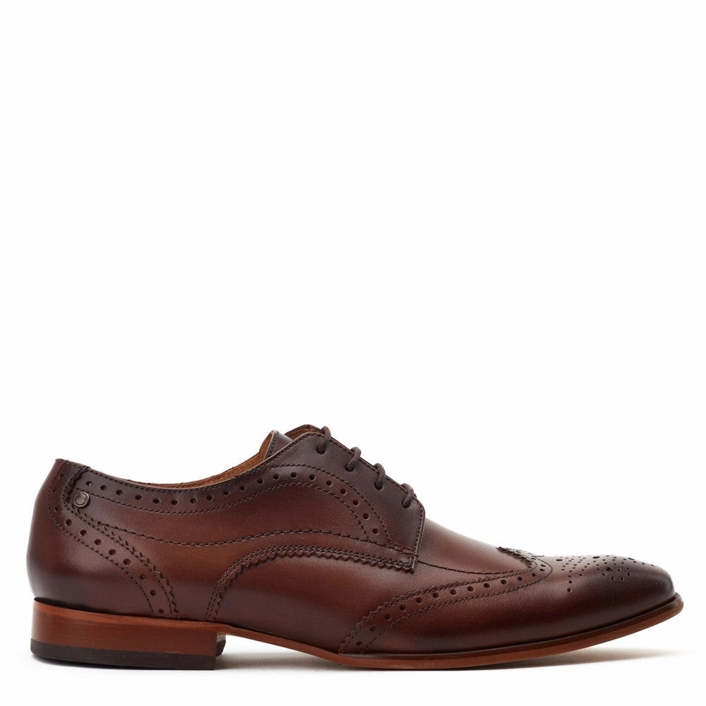 Long Wing Brogue Base London Barbera Lace Up Brogue Shoe