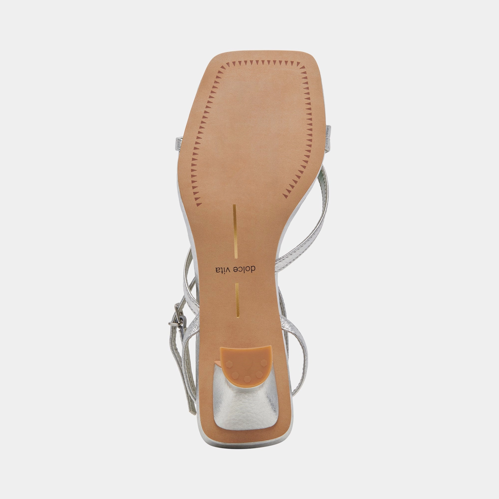 Capris With High Heels BAYLOR HEELS SILVER METALLIC LEATHER - re:vita