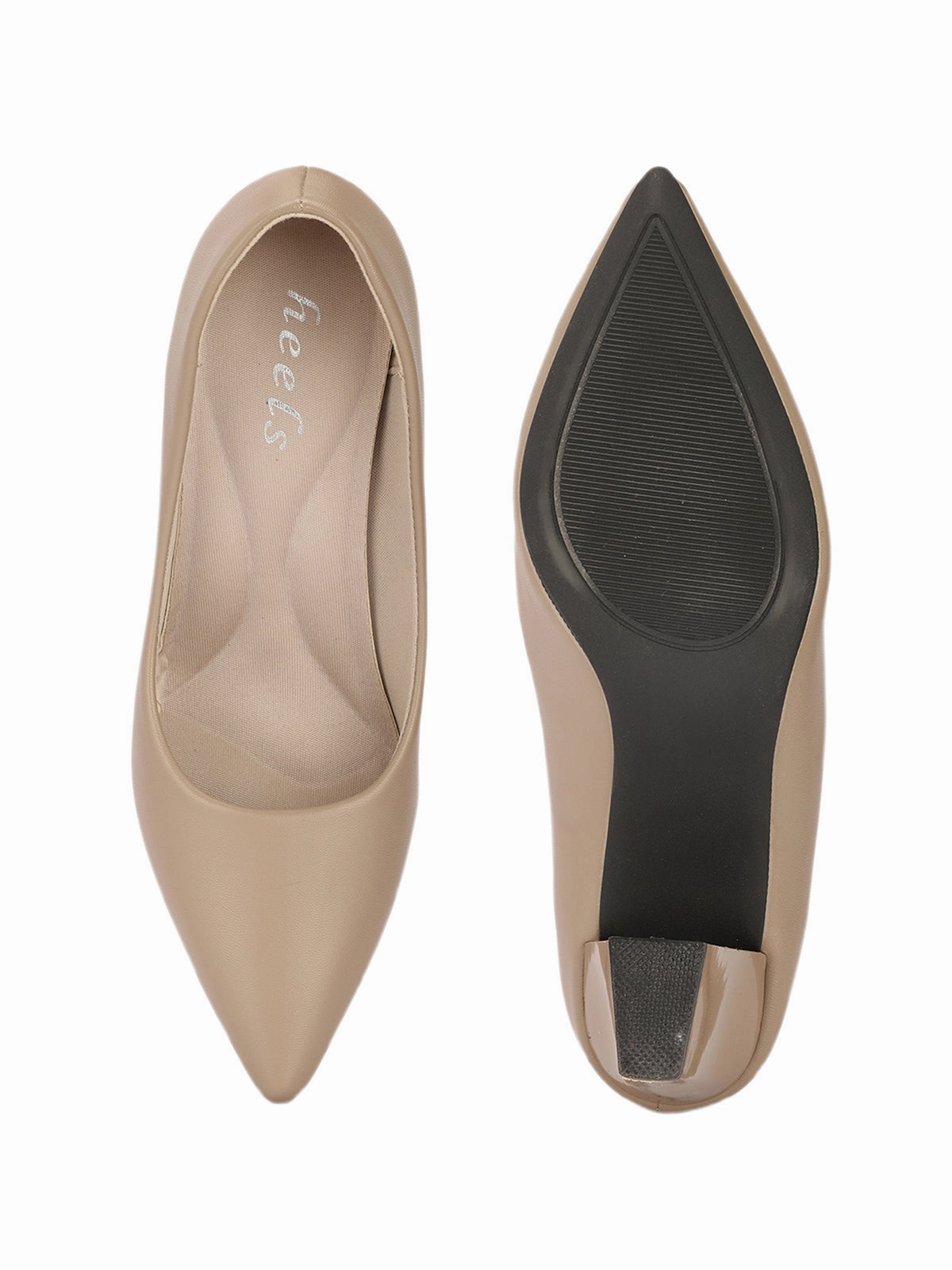 Leather High Heel Mules Beatrice Block Heel Pumps