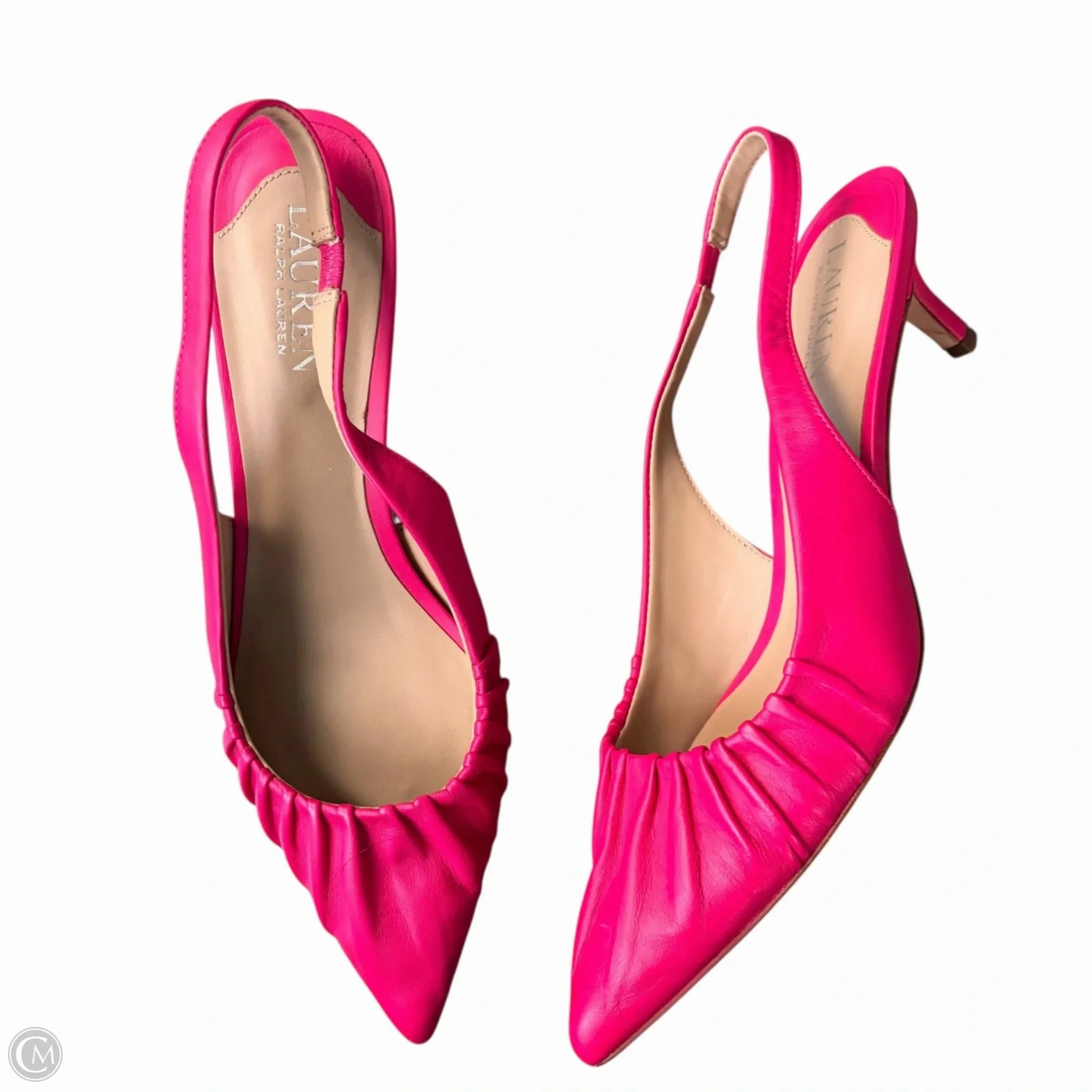 Shoes Heels Kitten By Ralph Lauren In Pink, Size: 9.5 Heel Converse