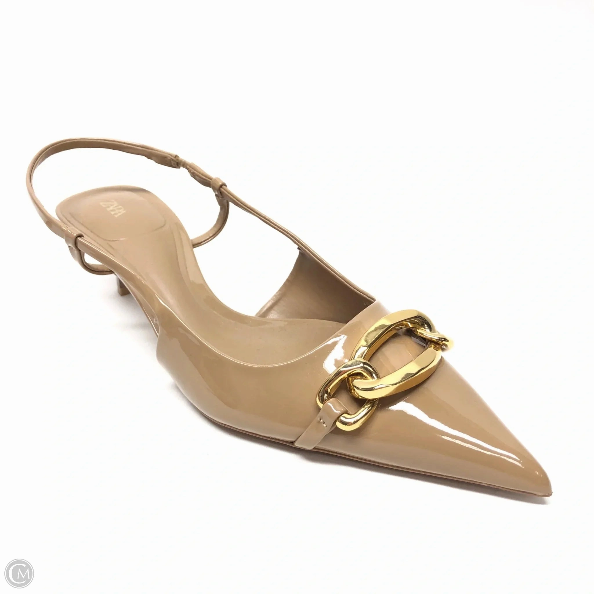 High Heels 12 Inch Shoes Heels Kitten By Zara In Tan, Size: 10