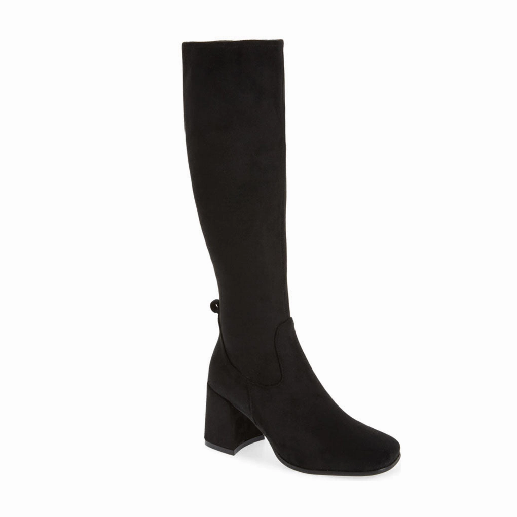 Suede And Leather Knee High Boots Hotlava-k2
