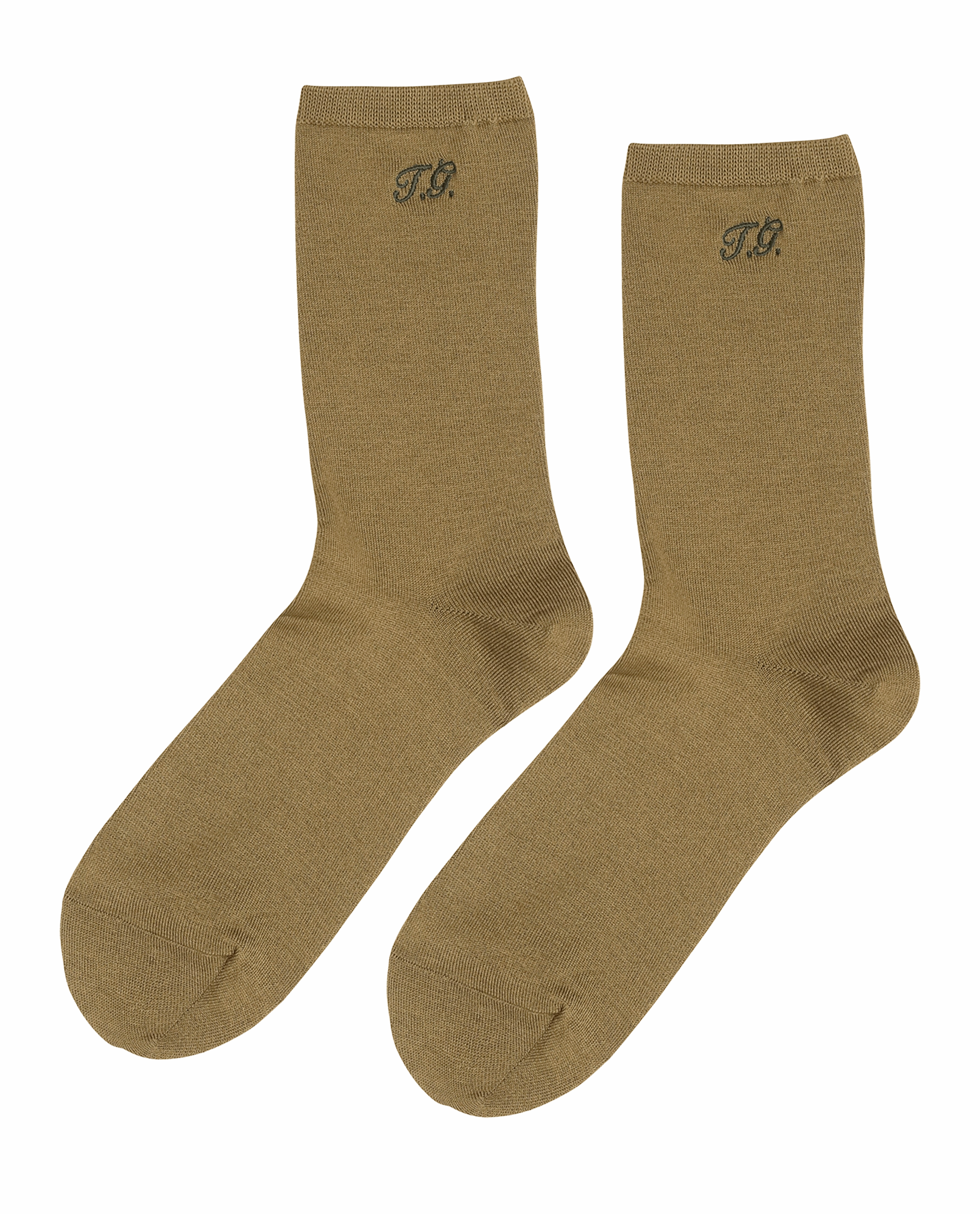 The Monogrammed Trouser Sock. -- Golden Ochre Park Avenue Cap-toe Oxford Dress Sneaker