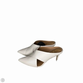 Shoes Heels Kitten By Calvin Klein In White, Size: 8 Peacock High Heels