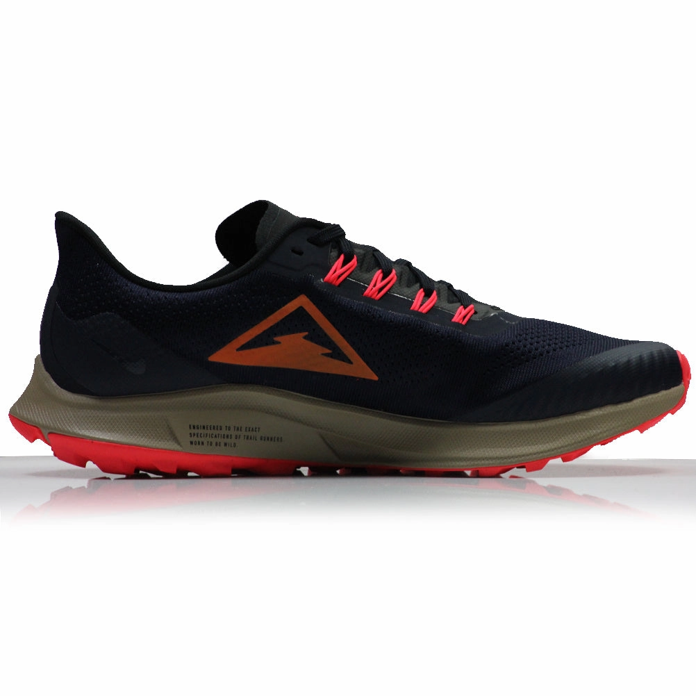 Best Hiking Trail Running Nike Air Zoom Pegasus 36 Men's Trail Running Shoe - Obsidian/Magma Orange
