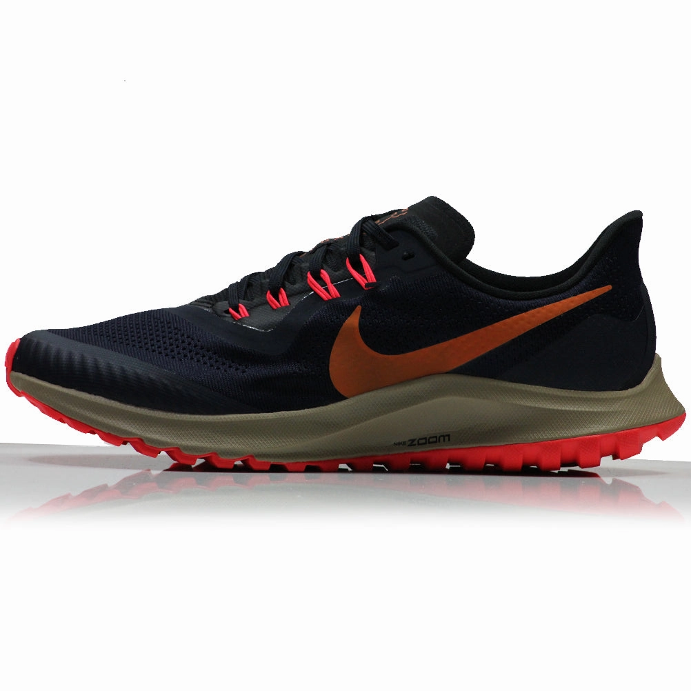 Spike Track Running Shoes Nike Air Zoom Pegasus 36 Men's Trail Running Shoe - Obsidian/Magma Orange