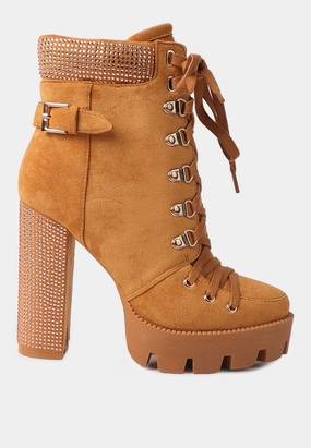 Burton Snow Boots birch block heeled ankle boots