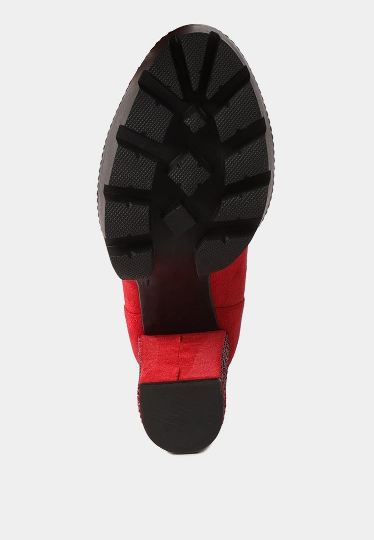 birch block heeled ankle boots Frye Boots Dupe