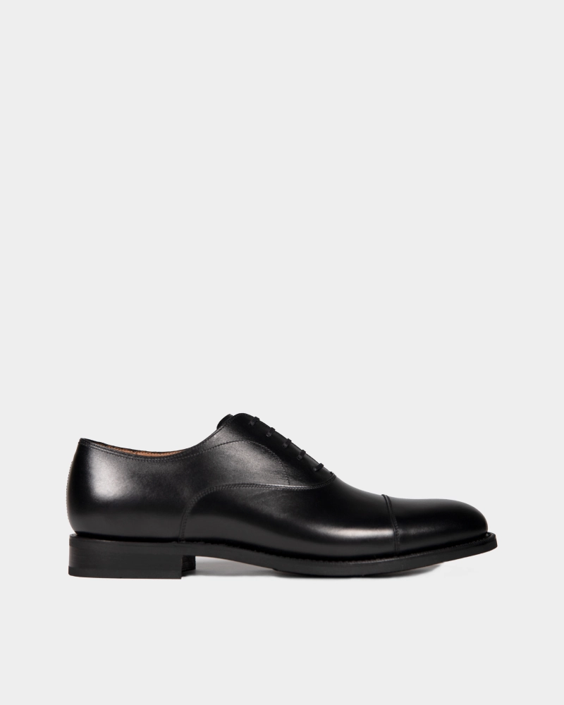 Black Oxford Dress Shoe with Rubber Soles Casual Oxford Shoes