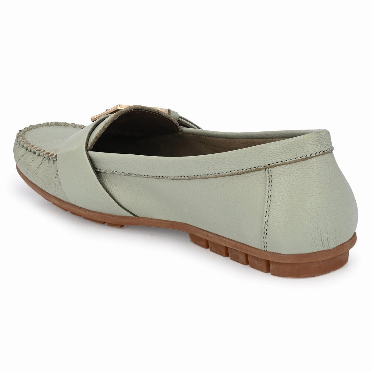 Kiya Buckled Leather Loafers Cookie Cutter Loafers