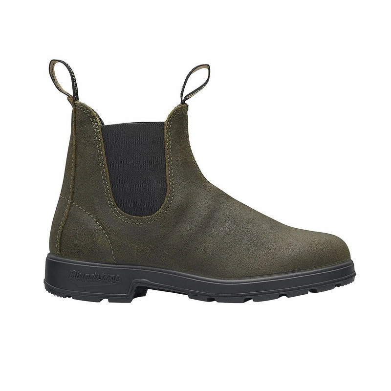 Blundstone 1615 Chelsea Boot in Dark Olive - Unisex Mansfield Chelsea Boots