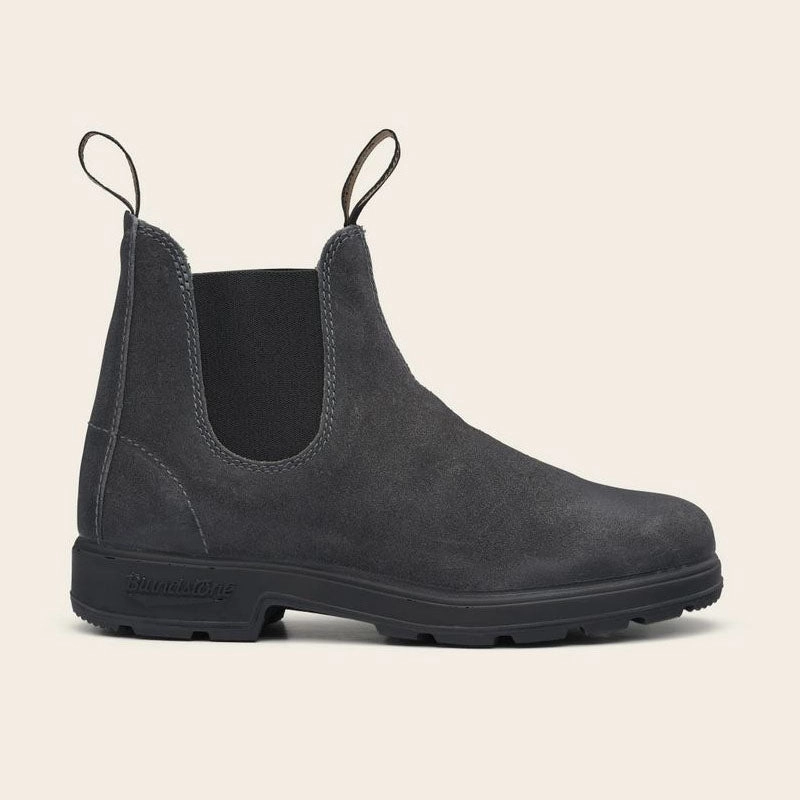 Blundstone 1910 Chelsea Boots in Steel Grey Fur Lined Leather Chelsea Boots
