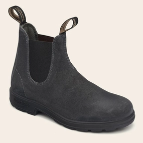 Blundstone 1910 Chelsea Boots in Steel Grey Oiled Leather Chelsea Boots