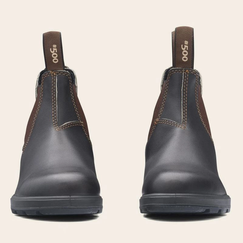 Chelsea Boots Heel Blundstone 500 Chelsea Boot in Stout Brown