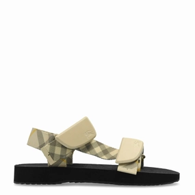 Clarks Sandals Clearance Burberry Check Trek Double-Strap Sandals