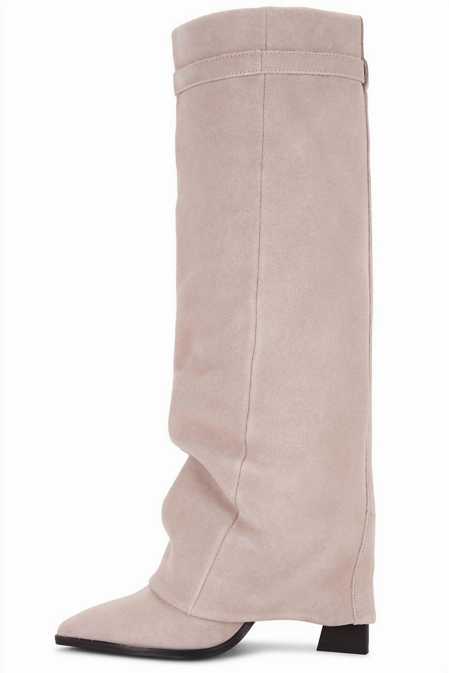 Women's Felicity Foldover Boots In Dust Bunny Granny Boots