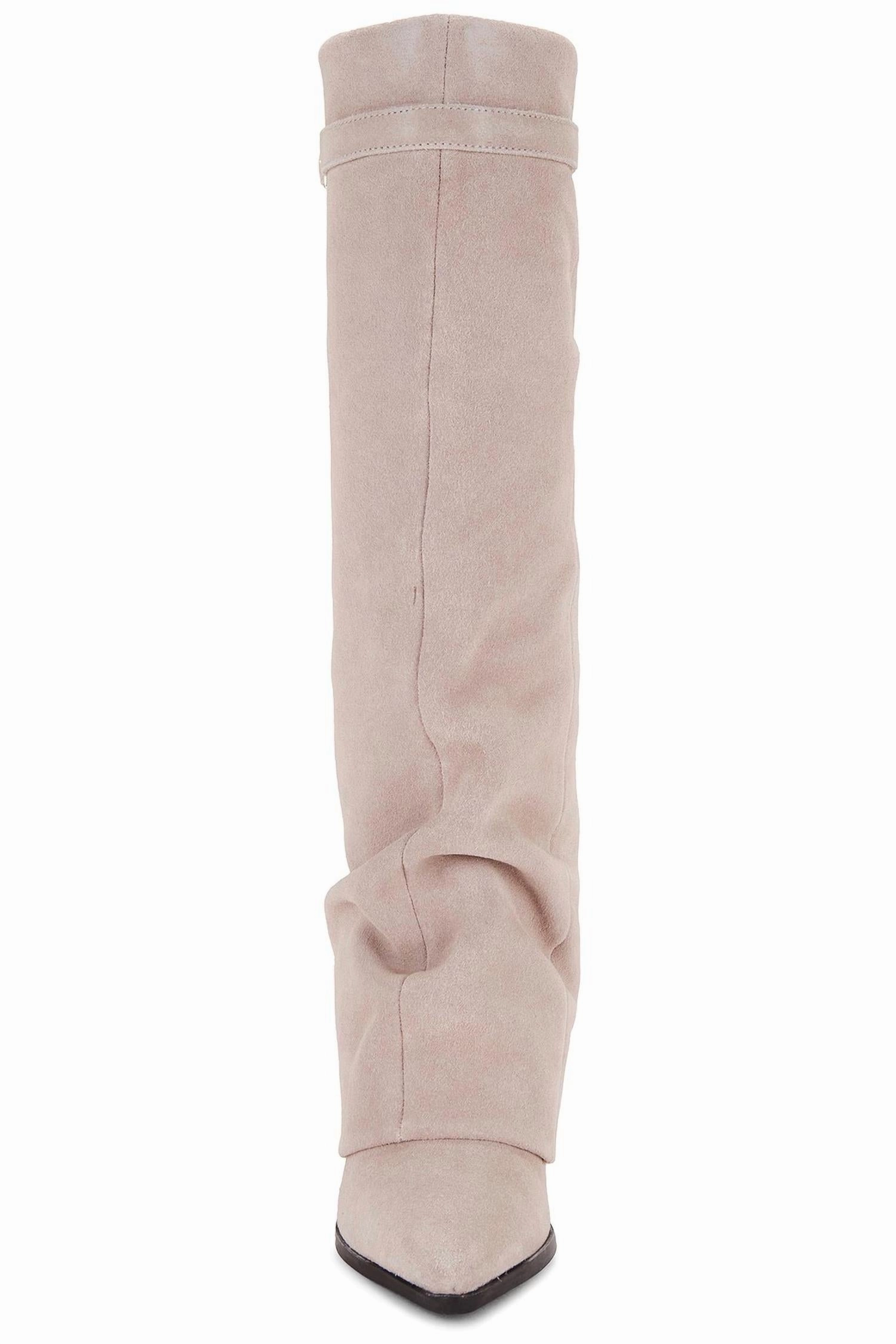 Breathable Boots Women's Felicity Foldover Boots In Dust Bunny